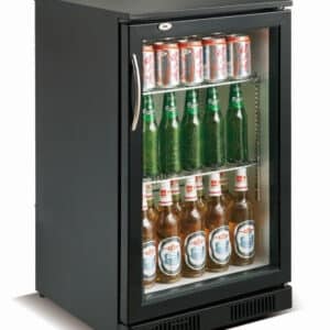 Backbar - Barkøleskab - 1 låge - Sort - 98 liter